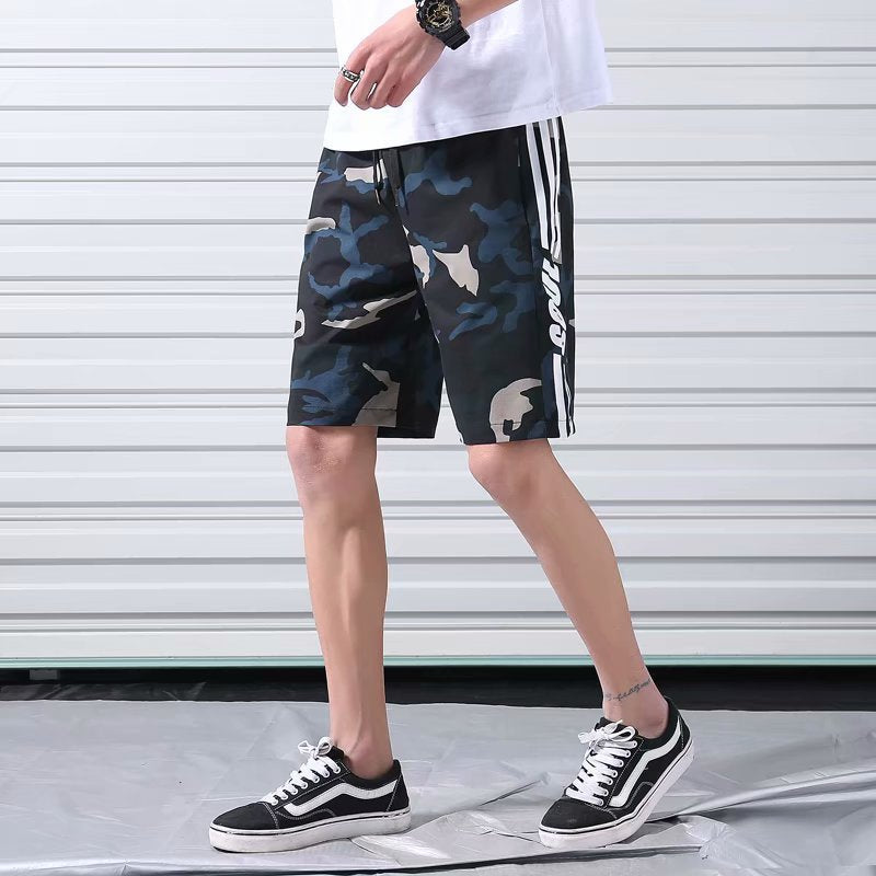 A man wearing camou color ATHX Camo Casual Shorts a product from mensathletix the best Men athletic shorts Gym shorts Mens running shorts Crossfit shorts Sports shorts sports shorts for Men gym shorts