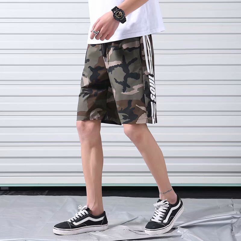 A man wearing camou color ATHX Camo Casual Shorts a product from mensathletix the best Men athletic shorts Gym shorts Mens running shorts Crossfit shorts Sports shorts  sports shorts for men gym shorts