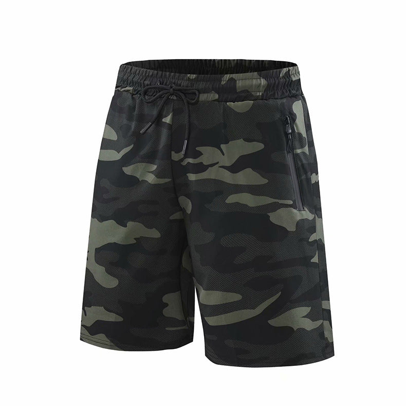 A man wearing camou color ATHX CamoQuick Run Shorts a product from mensathletix the best Men athletic shorts Gym shorts Mens running shorts Crossfit shorts Sports shorts Vouri shorts Men gym shorts