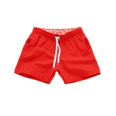 A red color ATHX SurfLite Beach Shorts a product from mensathletix the best Men athletic shorts Gym shorts Mens running shorts Crossfit shorts Sports shorts sports shorts for men gym shorts