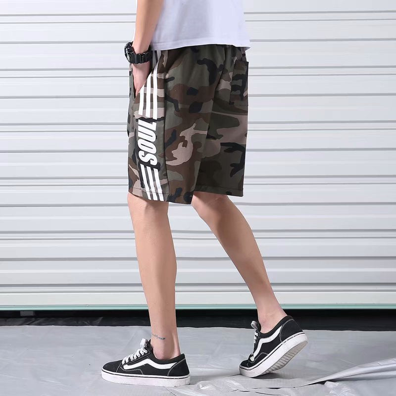 A man wearing camou color ATHX Camo Casual Shorts a product from mensathletix the best Men athletic shorts Gym shorts Mens running shorts Crossfit shorts Sports shorts sports shorts for men gym shorts