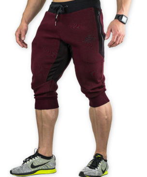 Men's Casual Elastic Waist Training Jogger Sport Short Baggy Pants