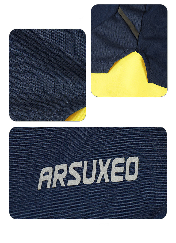 A navy  blue color ATHX AeroRun Shorts a product from mensathletix the best Men athletic shorts Gym shorts Mens running shorts Crossfit shorts Sports shorts sports shorts for men gym shorts